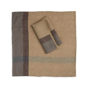 Serviette de table en lin vin rose (Ensemble de 2)