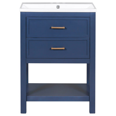 Meuble-lavabo simple avec comptoir