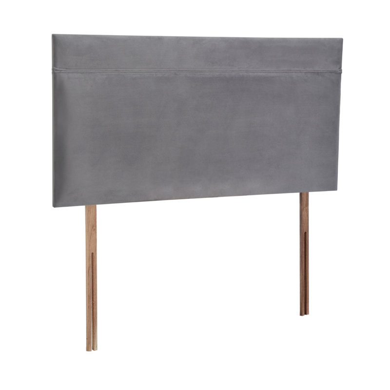 Arturo Upholstered Headboard, Plus Steel, Small Double (4'), Velvet