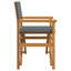 Ensemble de 2 chaises de réalisateur, bois de teck, polyester-547986785-775336860
