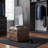 19-Inch Square Tufted Ottoman Footstool, Upholstered Cube Pouf With Button Tufting For Living Room, Bedroom (Multiple Fabrics)