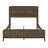 Transitional Dark Walnut Finish Bed 1pc