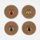 Sparkle Bee Coasters