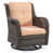 Structure brune / coussin orange galet est en rupture de stock