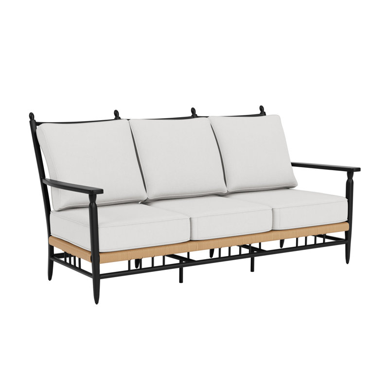 Low Country Outdoor 3 - Seat Patio Sofa, Grasscloth Caribou