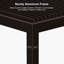 Pergola à persiennes 20 pi L 12 pi. D Pavillon de jardin en aluminium avec toit ajustable