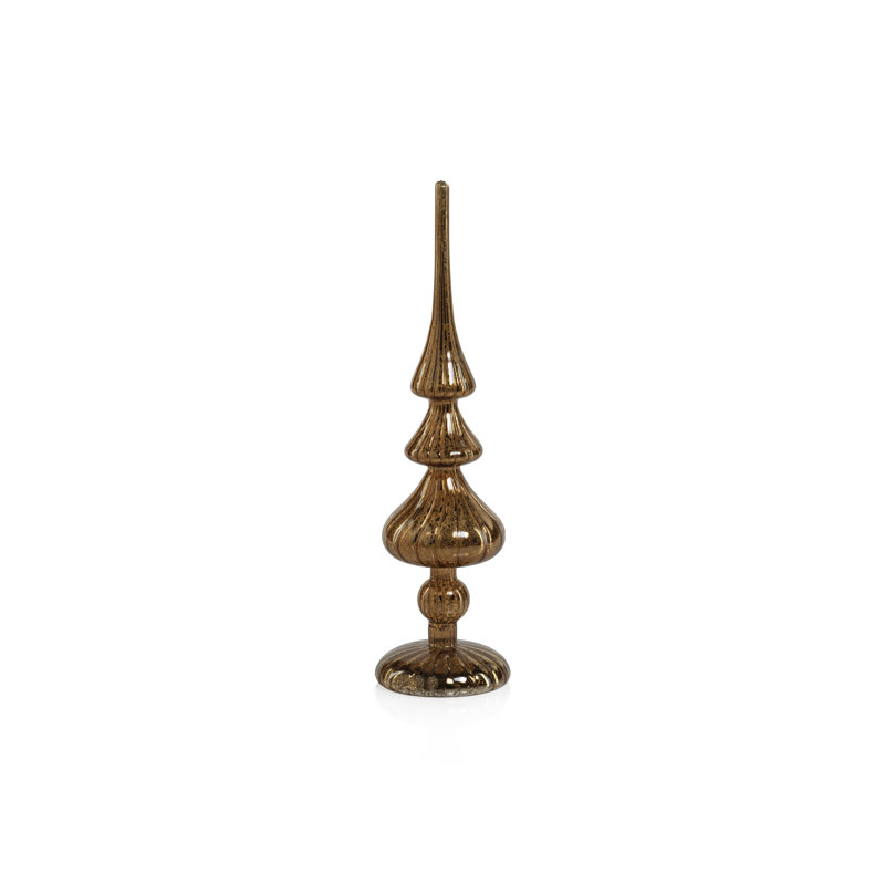 Embouts de table à DEL, ensemble de 2, Or antique