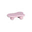 Table basse de 40 pouces en forme de nuage, table basse basse avec 3 pieds sphériques pour le salon, rose-628528002-628528003-637434301