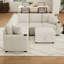 Canapé-lit modulaire convertible en L 84,7 po-48984520