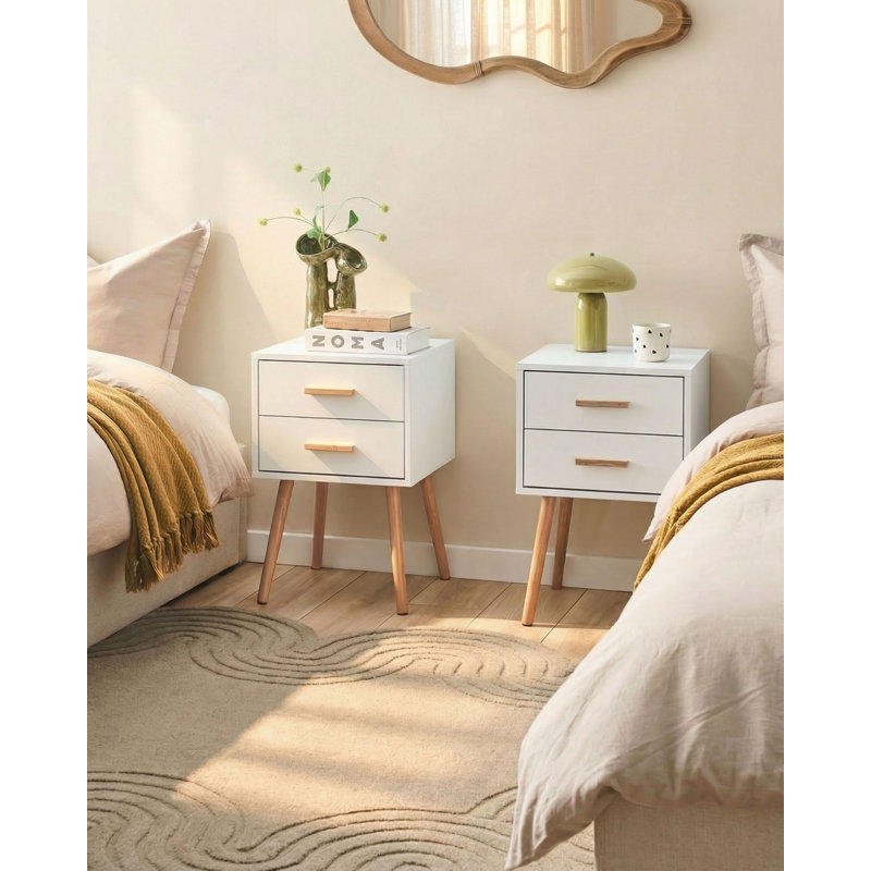 40 cm W Bedside Table