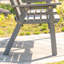 Ganzi Wooden Garden Loveseat Bench 2-Seater Grey