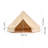 VEVOR Canvas Bell Tent 4-Season Camping Yurt Tent with Stove Jack-97761915-97761916