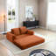 Canapé-lit pliant convertible 2-en-1, canapé-lit en velours côtelé avec 2 * coussins, causeuse modulaire rembourrée et désossée avec lit escamotable, canapé-lit pliant modulaire pour le salon-582549223