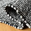 Tapis géométrique en cuir tissé à la main Exley-406446590