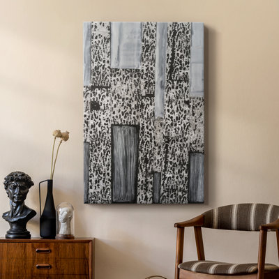 Silver Parcels II -Custom Wrapped Gallery Cavas