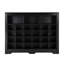 Armoire à chaussures noire avec 24, élégant et polyvalent buffet pour la maison, salon de chambre à coucher de conception moderne-713182855