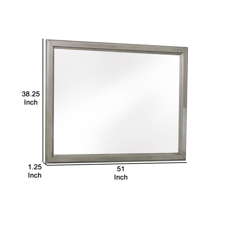 Miroir Saffia, Gris