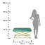 Kolten Polyester Upholstered Bench-1261750436