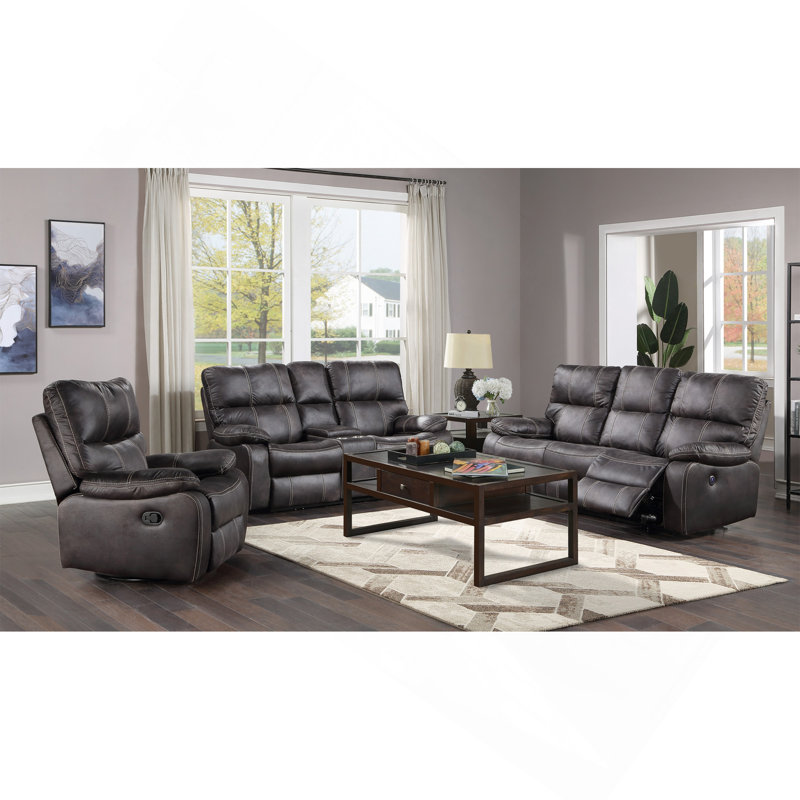 Causeuse inclinable grise, Gris