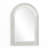 35.9'' H White Arch Rectangular Wall Mirror, Striped Frame Accent Vanity Mirror