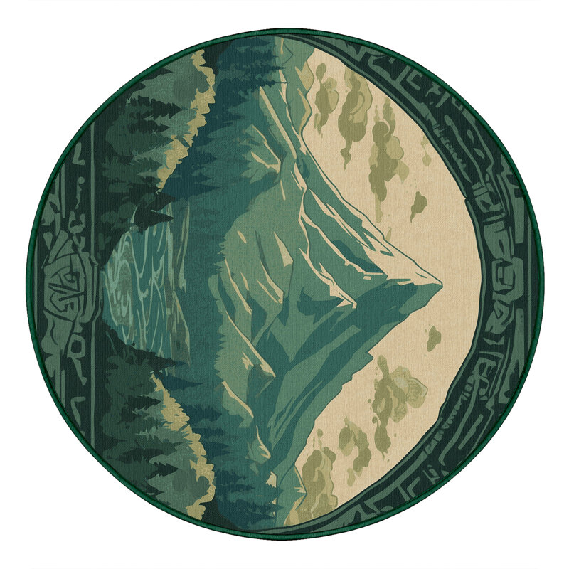 Guardian's Embrace Rug, Round 7'