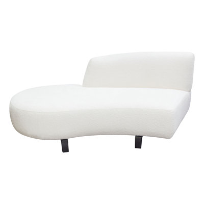 Chaise gauche sans accoudoirs courbée Vesper