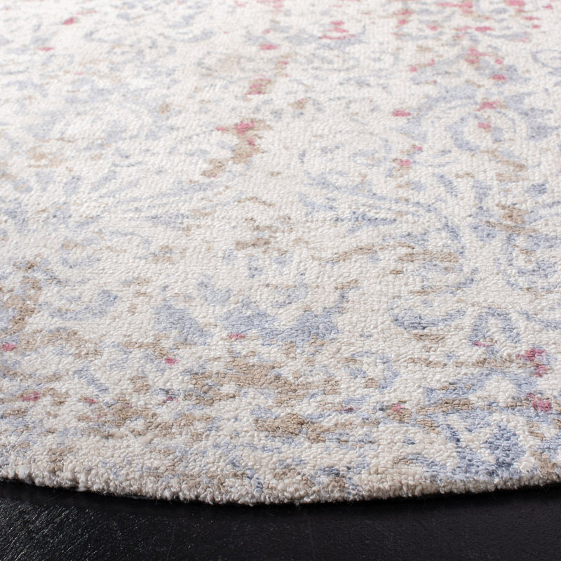 Tapis en viscose touffeté à la main Stagner, Rectangle 4 pi x 6 pi