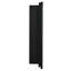 Armoire à miroir en fer noir 24 x 36 pouces, avec 3 tablettes réglables et fonctionnalité de salle de bain à cadre mural en métal-61530274