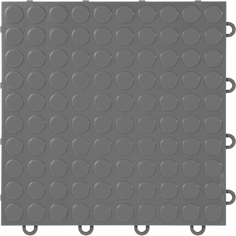 Carreau de plancher de garage 12 po x 12 po, Graphite