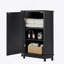 Armoire de rangement noire en coin Triangle-984751009