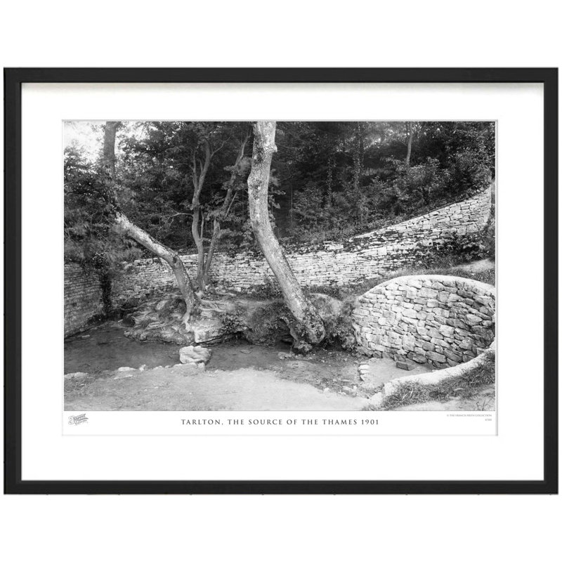 Tarlton, The Source Of The Thames 1901 by Francis Frith - Single Picture Frame Print, 40cm H x 50cm W x 2.3cm D