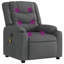  Fauteuil de massage inclinable gris foncé-1941280958