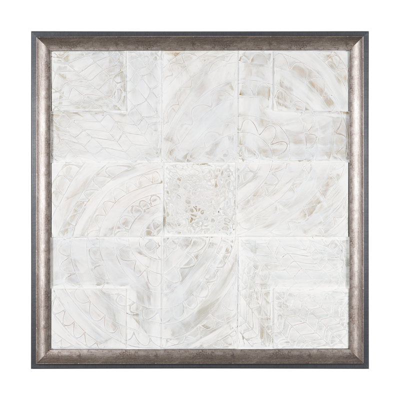 «Layered Alloy II» par Studio M, reproduction d'art encadrée, Layered Alloy II, Gris