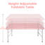 Table pliante portative 4 pi 4 po poids pliable intérieur et extérieur 135 kg-1577699340