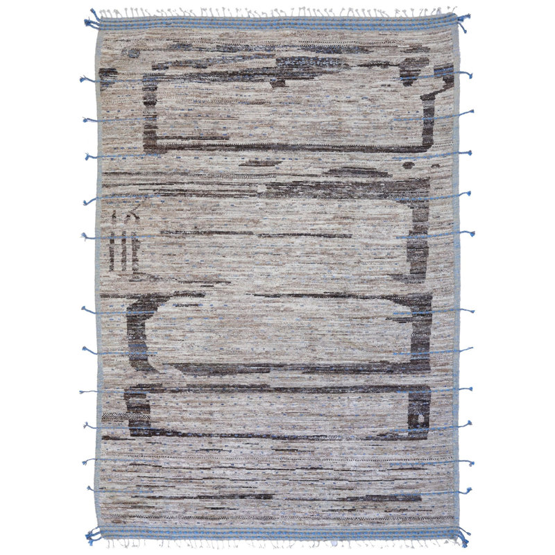 Tapis marocain rectangulaire unique 9 pi x 13 pi 5 po Moroccan Rugs