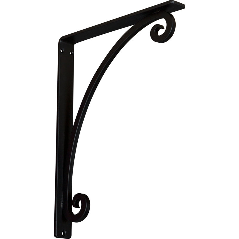 Support en fer forgé Legacy, 1,5 po x 15 po