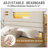 Upholstered Bed Frame with 2 Storage Drawers, Modern Queen Platform Bed with Charging Station & LED Light, No Spring Box Needed-1099011860-1099011861