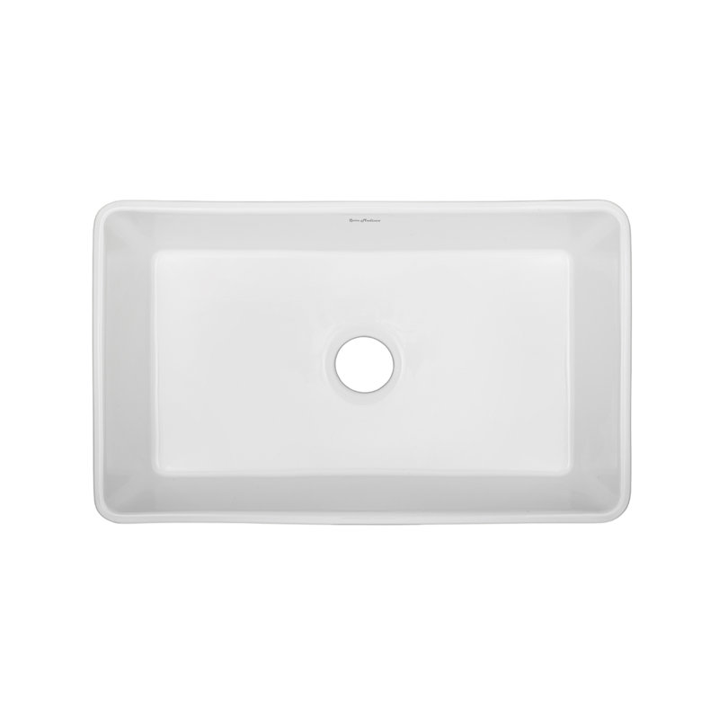 Delice 30 x 18 Ceramic, Farmhouse Kitchen Sink with Apron