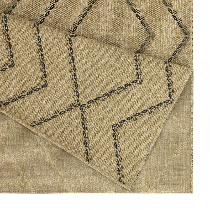 Jute 5 Ft. 3 In. X 7 Ft. 3 In. Indoor/Outdoor Area Rug, Rectangle 5'3" x 7'3"