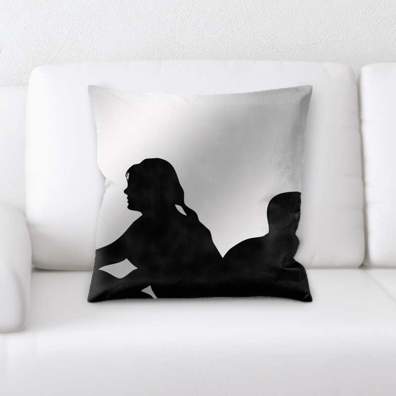 Microsuede Throw Pillow