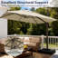 Parasol d'extérieur en porte-à-faux 9 'X 12' avec manivelle-1244495029-1244651341