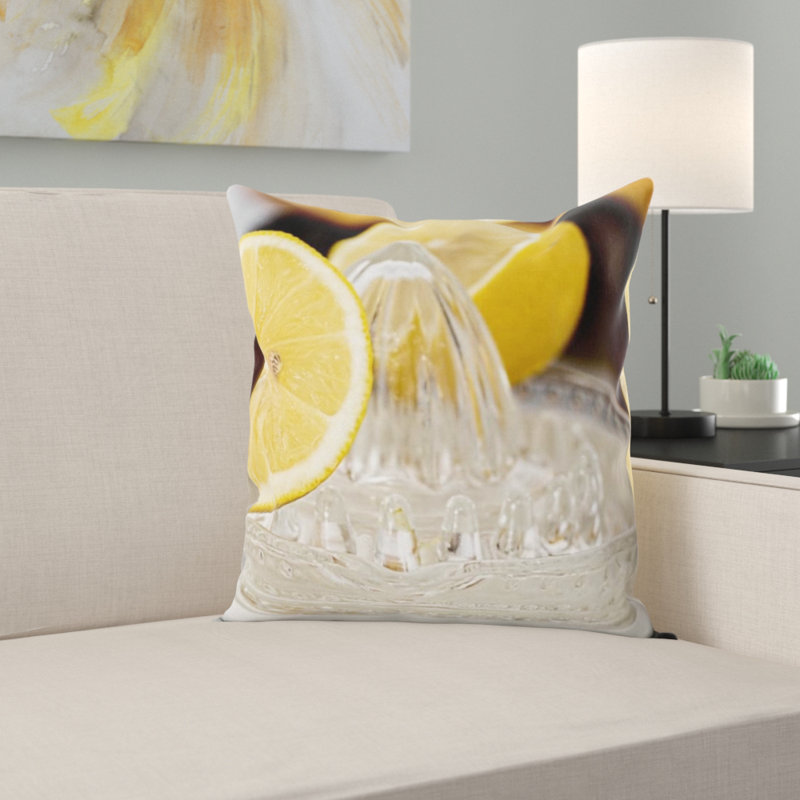 Microsuede Throw Pillow