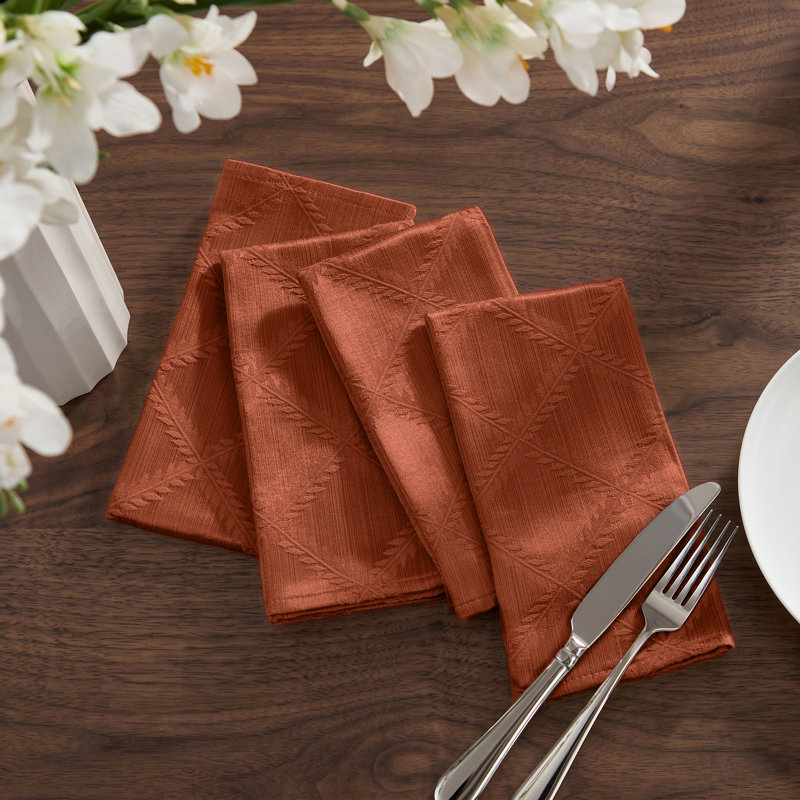 Serviettes Lenox Laurel, Rust