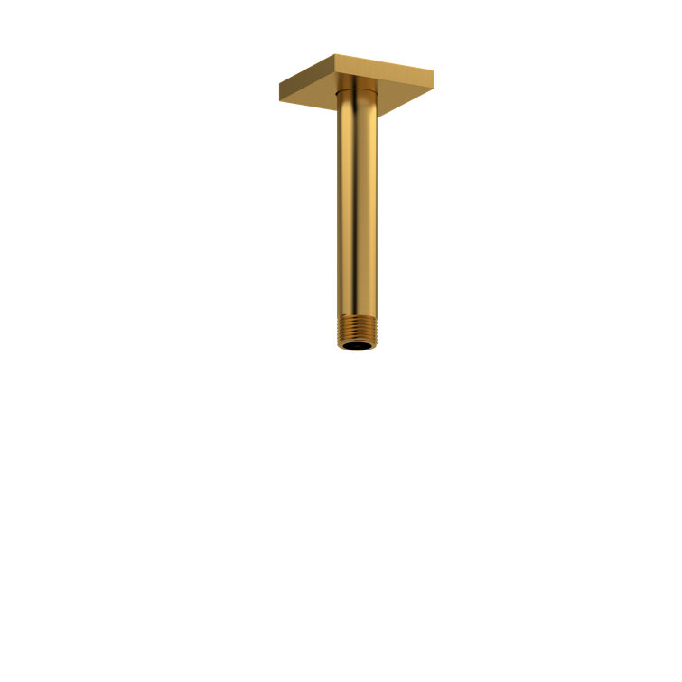 6" Ceiling Mount Shower Arm with Square Escutcheon