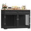 Grande caisse pour chien style Chesterle avec 2 tiroirs et cloison-1341679547