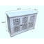 Armoire avec 3 portes sculptantes et tablette