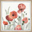 Common Poppies - Single Picture Frame Painting-1484999416