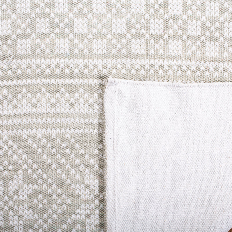 Reuben Hand Loomed Cotton Southwestern Rug, Rectangle 3' x 5'