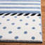 Tapis ivoire / bleu marine Hickman-671654685