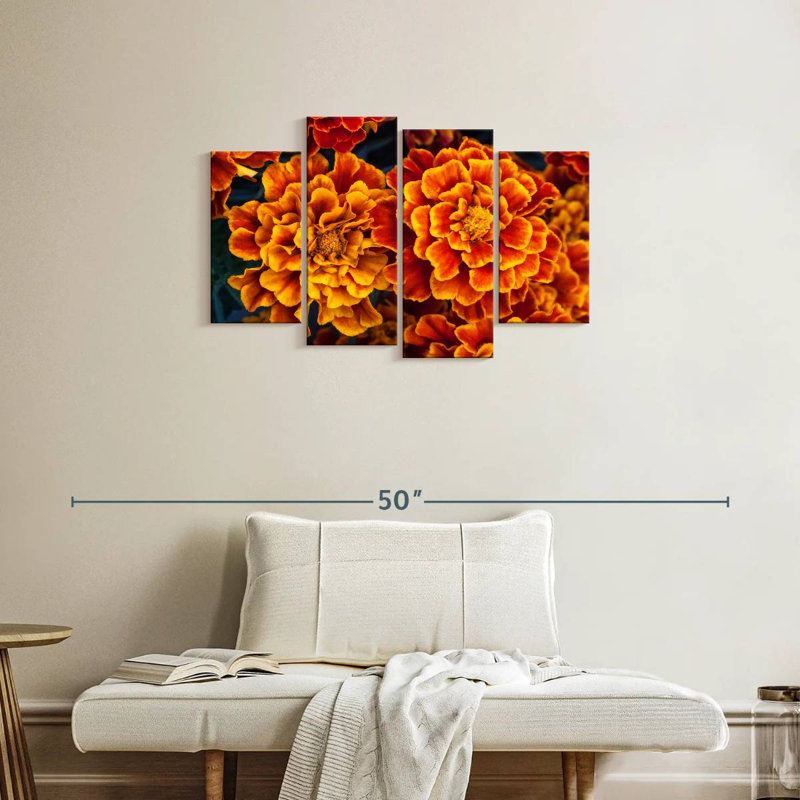 Fleurs de souci Harnek, H 22 po x l 36 po